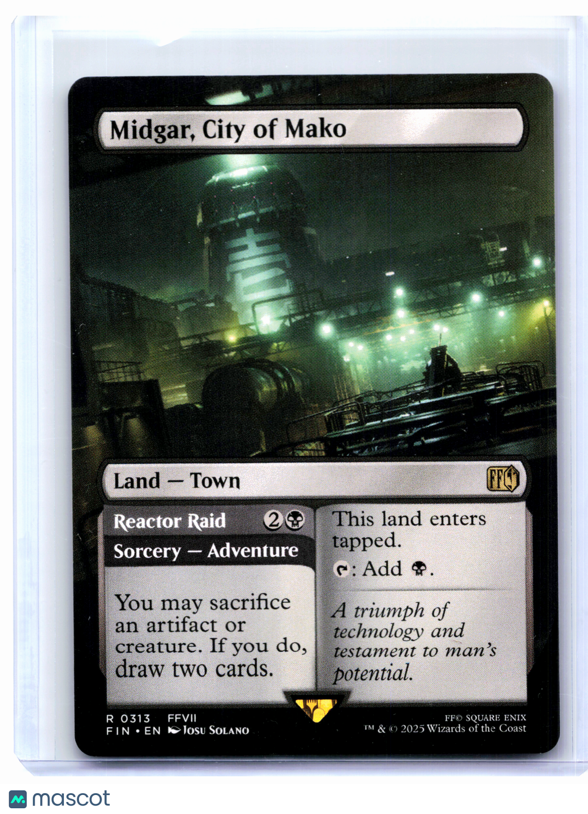 2025 Magic: TG—Midgar, City of Mako (Borderless) #313 FINAL FANTASY—Rare Nonfoil