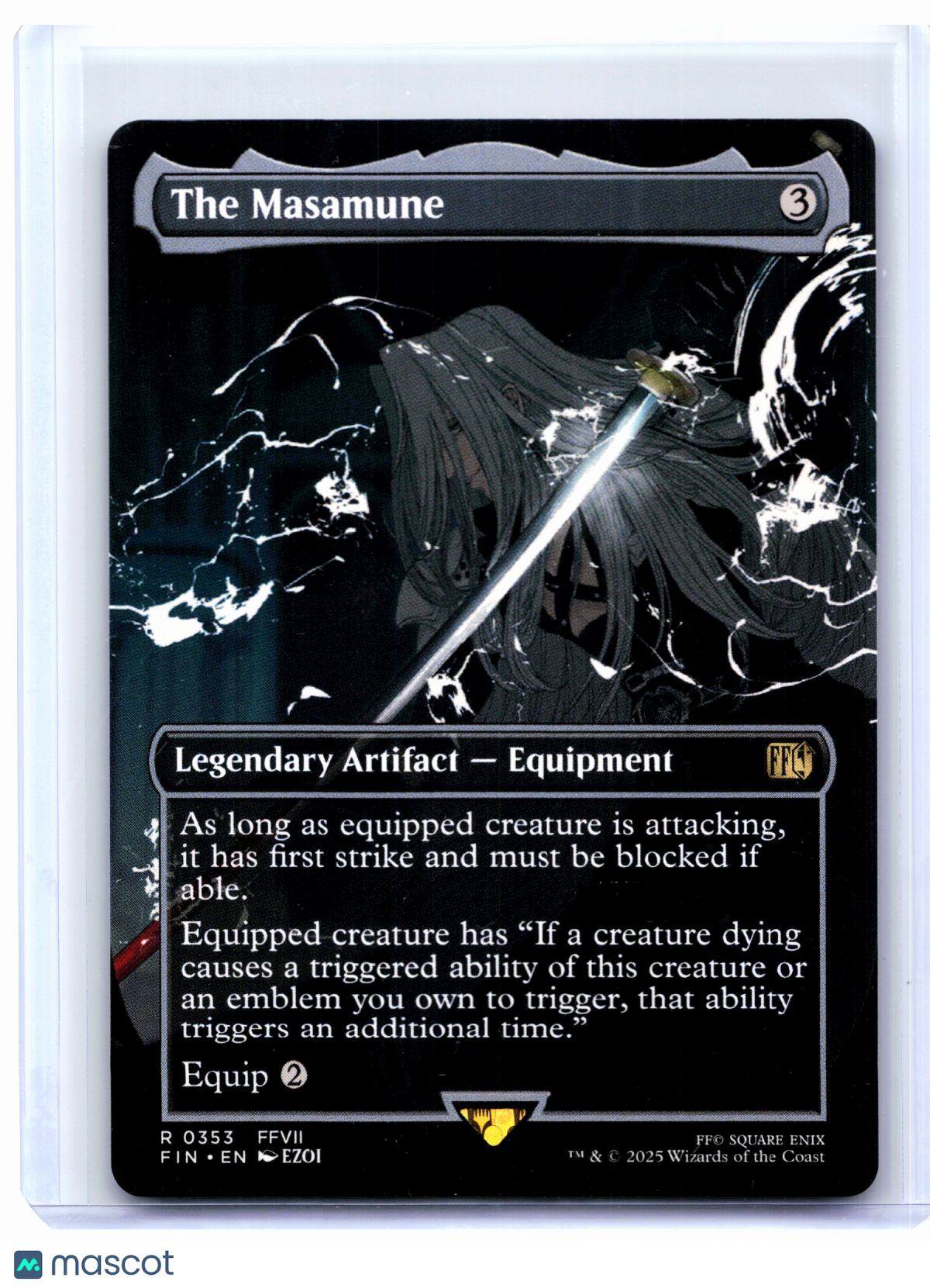 2025 Magic: TG—The Masamune (Borderless) #0353 FINAL FANTASY—Rare Nonfoil