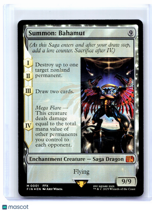 2025 Magic: The Gathering—Summon: Bahamut #0001 FINAL FANTASY—Mythic Foil