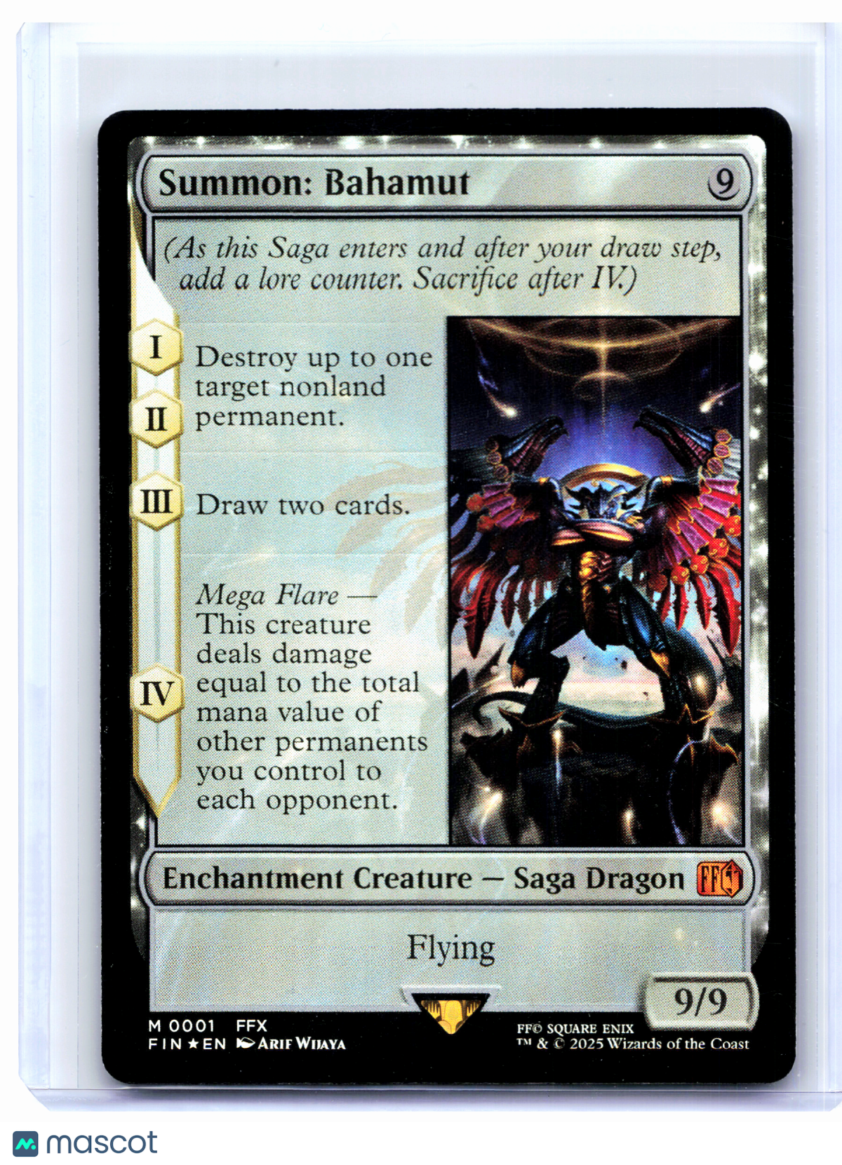 2025 Magic: The Gathering—Summon: Bahamut #0001 FINAL FANTASY—Mythic Foil