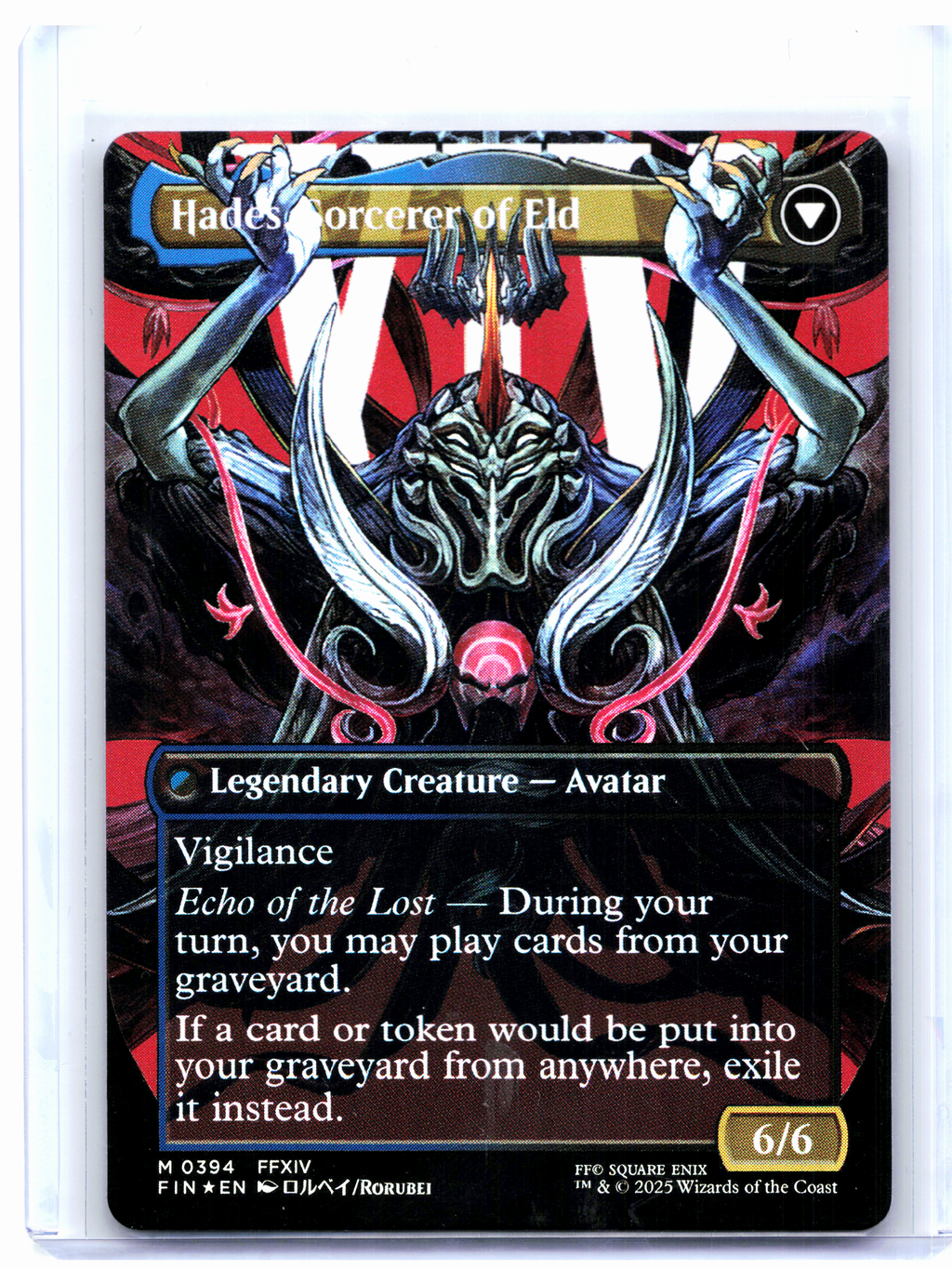 2025 Magic: TG—Emet-Selch, Unsundered (Borderless) #0394 FIN—Mythic Nonfoil
