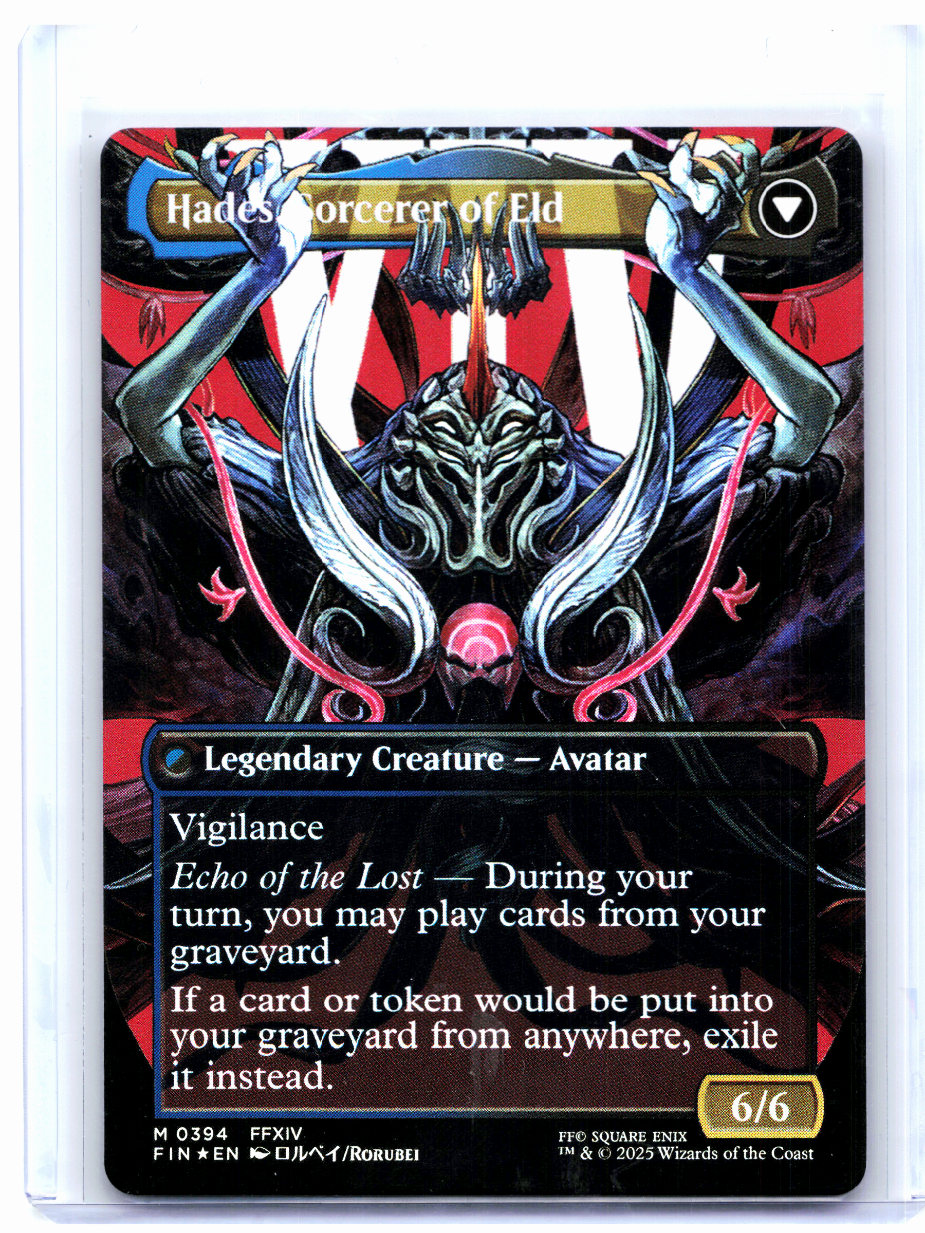 2025 Magic: TG—Emet-Selch, Unsundered (Borderless) #0394 FIN—Mythic Nonfoil