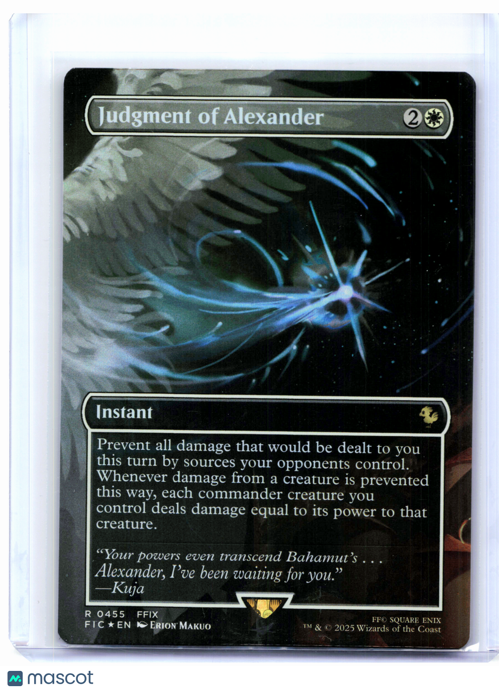 2025 Magic: The Gathering—Judgment of Alexander (Borderless) #0455 FIC—Rare Foil