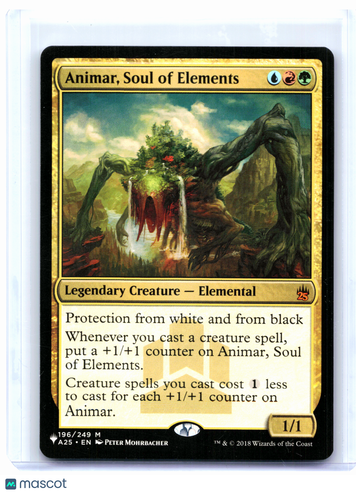 2020 Magic: TG—Animar, Soul of Elements #196 The List Reprints—Mythic Nonfoil