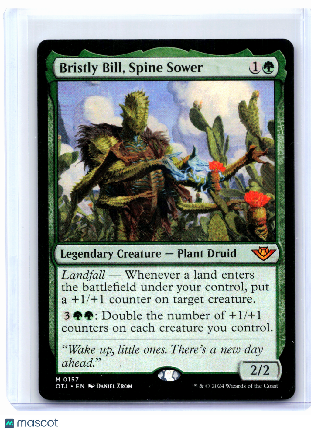 2024 Magic: The Gathering—Bristly Bill, Spine Sower #0157 OTJ—Mythic Nonfoil