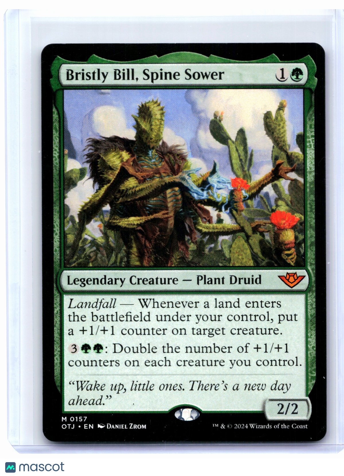 2024 Magic: The Gathering—Bristly Bill, Spine Sower #0157 OTJ—Mythic Nonfoil