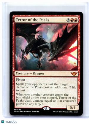 2024 Magic: TG—Terror of the Peaks #0149 Outlaws of Thunder Junction—Mythic Foil