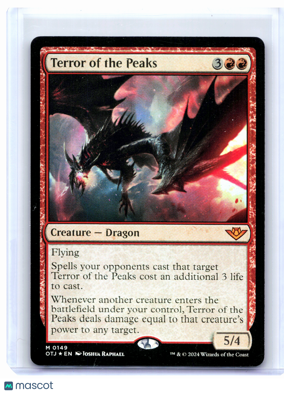 2024 Magic: TG—Terror of the Peaks #0149 Outlaws of Thunder Junction—Mythic Foil