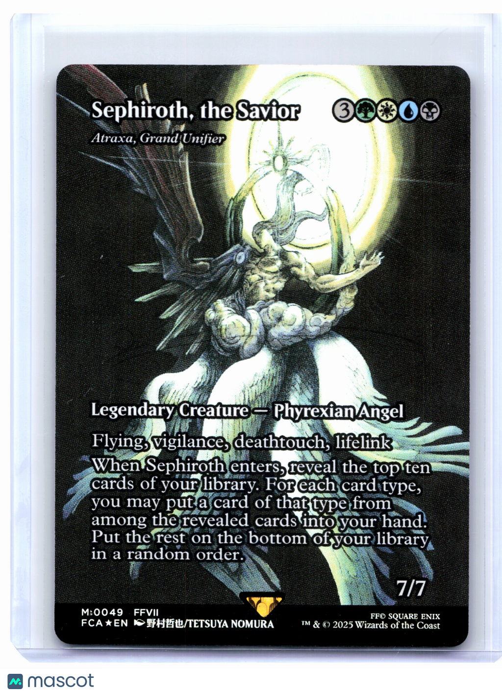 2025 Magic: The Gathering—Sephiroth, the Savior (Showcase) #0049 FCA—Mythic Foil