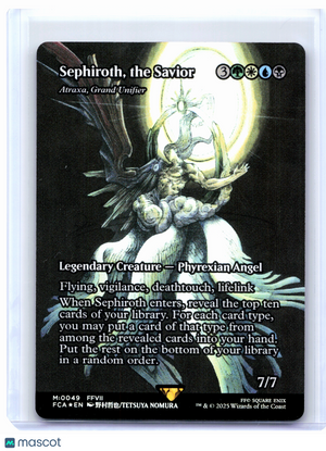 2025 Magic: The Gathering—Sephiroth, the Savior (Showcase) #0049 FCA—Mythic Foil