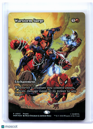 2026 Magic: The Gathering—Warstorm Surge #0001 Media Promos—Promo Foil