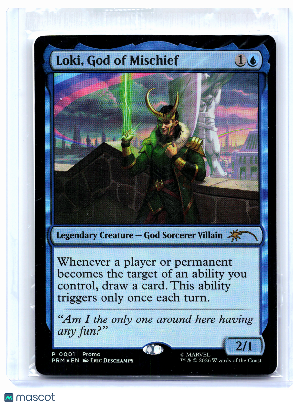 2026 Magic: TG—Loki, God of Mischief #0001 Media Promos—Promo Foil [Sealed]