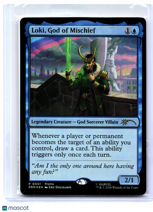 2026 Magic: TG—Loki, God of Mischief #0001 Media Promos—Promo Foil [Sealed]