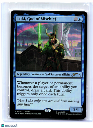 2026 Magic: TG—Loki, God of Mischief #0001 Media Promos—Promo Foil [Sealed]