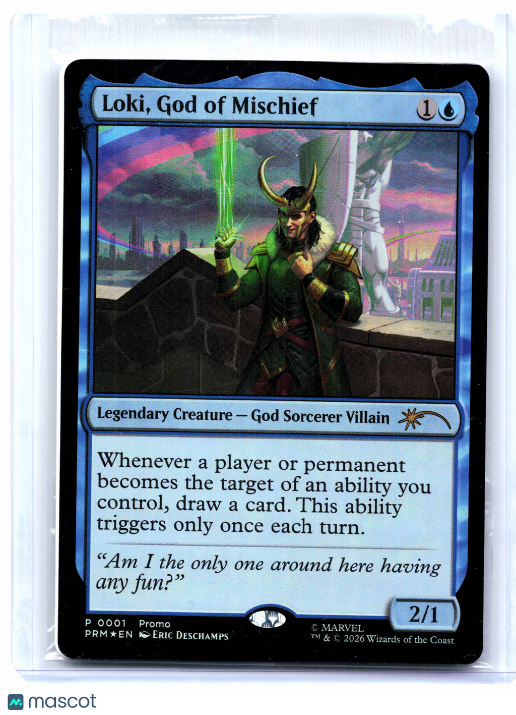 2026 Magic: TG—Loki, God of Mischief #0001 Media Promos—Promo Foil [Sealed]