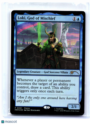 2026 Magic: TG—Loki, God of Mischief #0001 Media Promos—Promo Foil [Sealed]