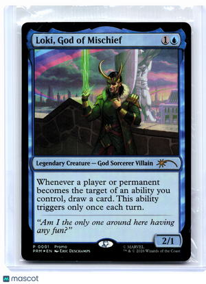 2026 Magic: TG—Loki, God of Mischief #0001 Media Promos—Promo Foil [Sealed]