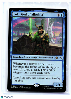 2026 Magic: TG—Loki, God of Mischief #0001 Media Promos—Promo Foil [Sealed]
