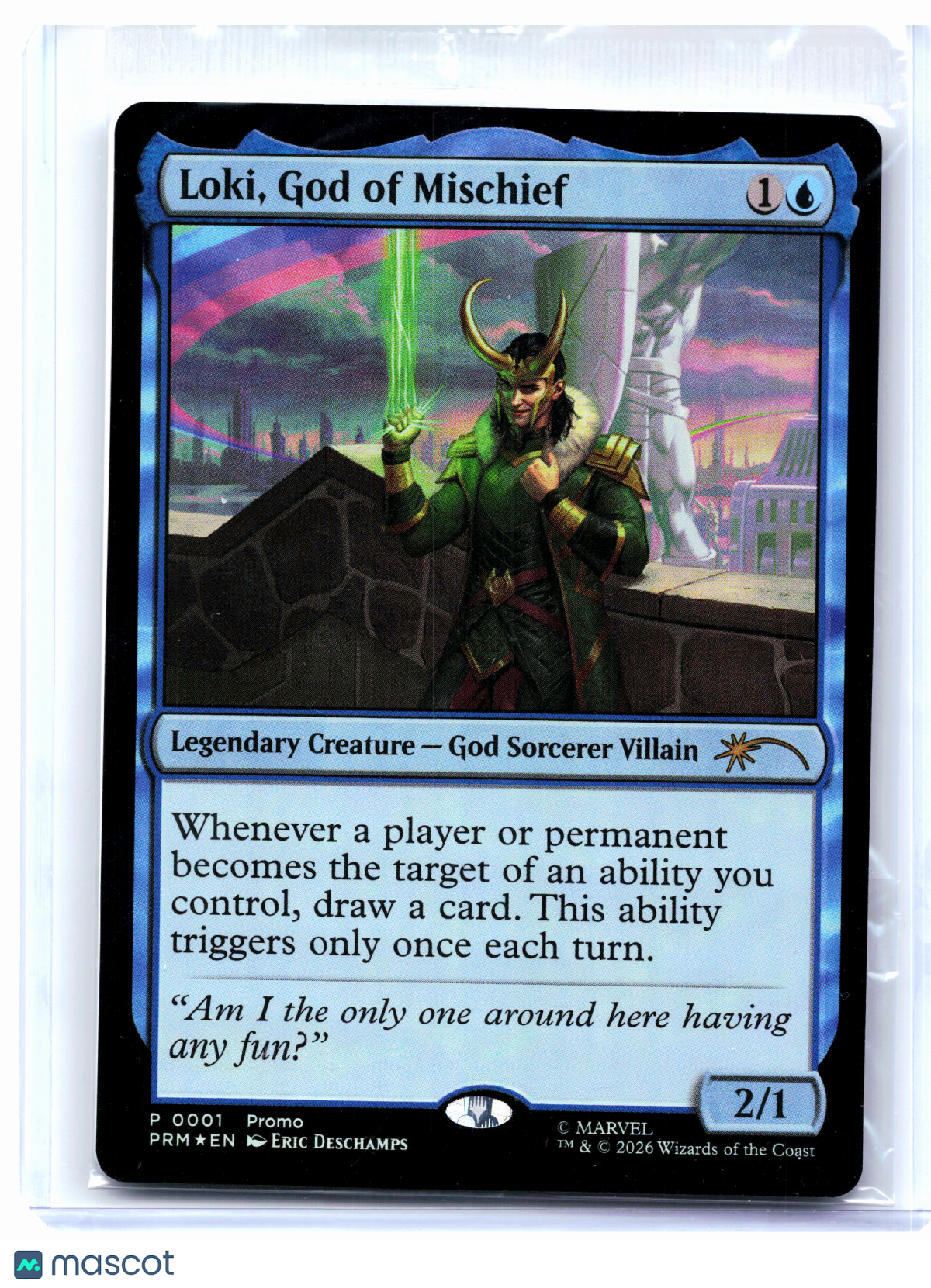 2026 Magic: TG—Loki, God of Mischief #0001 Media Promos—Promo Foil [Sealed]