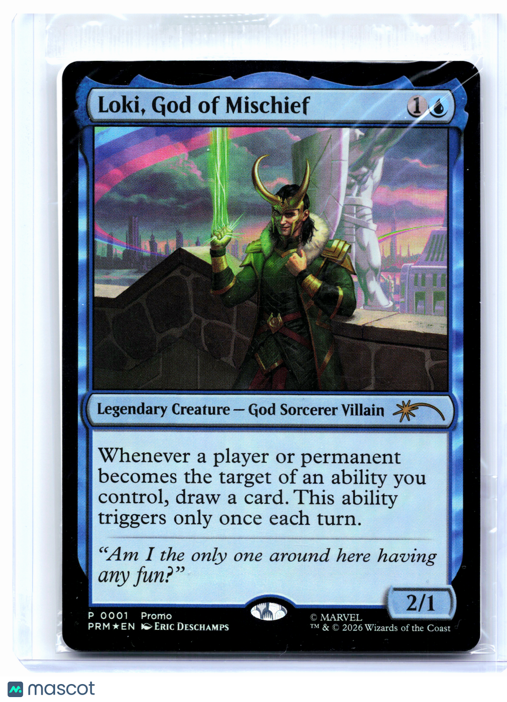 2026 Magic: TG—Loki, God of Mischief #0001 Media Promos—Promo Foil [Sealed]
