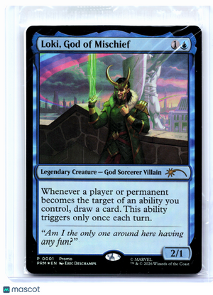 2026 Magic: TG—Loki, God of Mischief #0001 Media Promos—Promo Foil [Sealed]