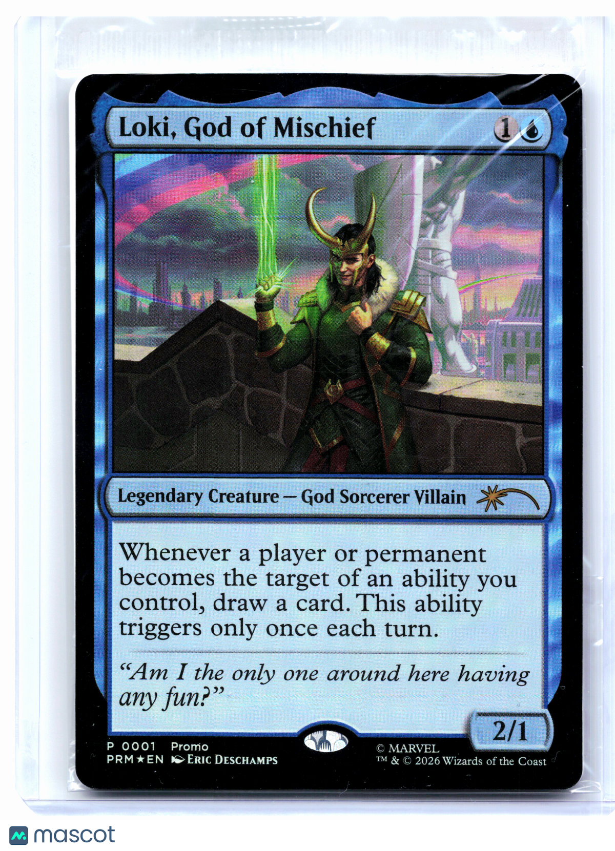 2026 Magic: TG—Loki, God of Mischief #0001 Media Promos—Promo Foil [Sealed]
