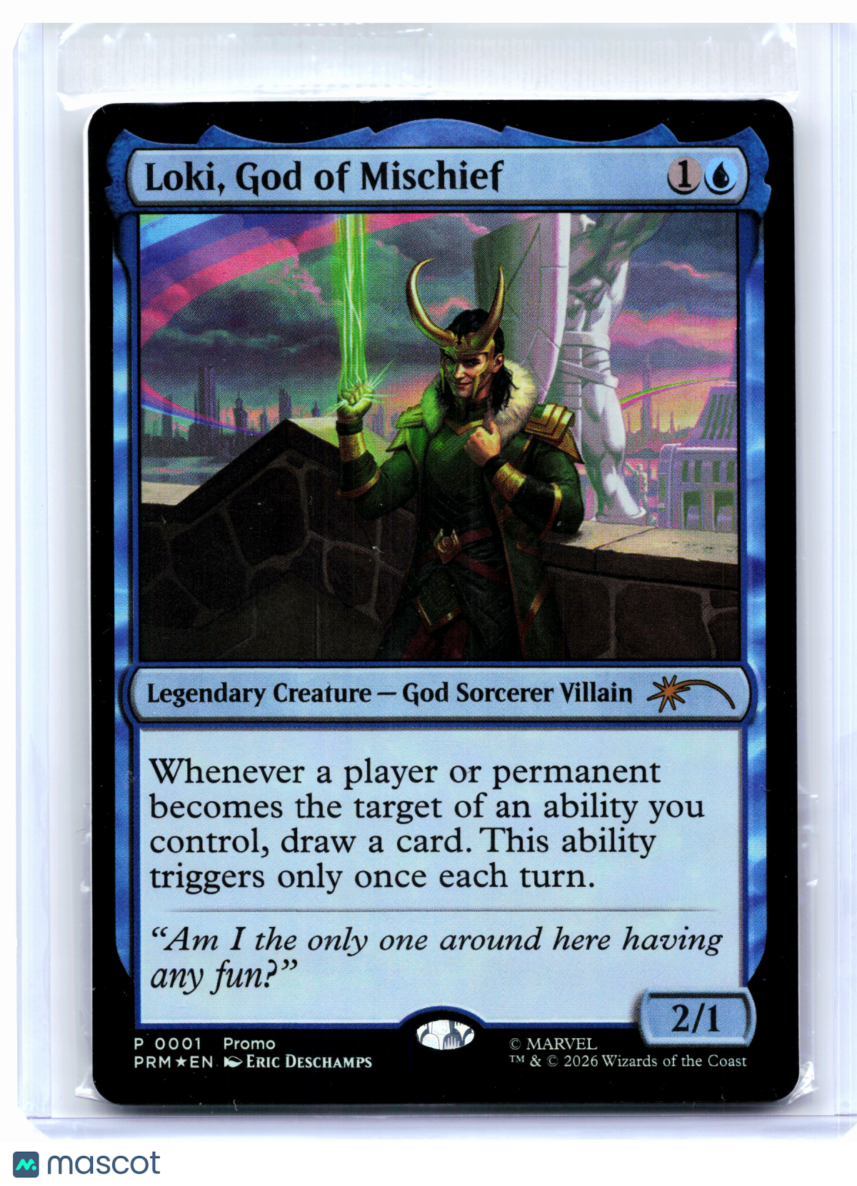 2026 Magic: TG—Loki, God of Mischief #0001 Media Promos—Promo Foil [Sealed]