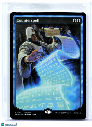 2023 Magic: The Gathering—Counterspell #0001 MagicFest Cards—Promo Foil [Sealed]
