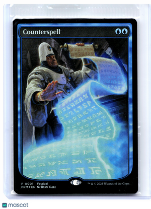 2023 Magic: The Gathering—Counterspell #0001 MagicFest Cards—Promo Foil [Sealed]