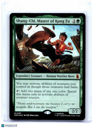 2026 Magic: TG—Shang-Chi, Master of Kung Fu #187 Marvel Super Heroes—Mythic Foil