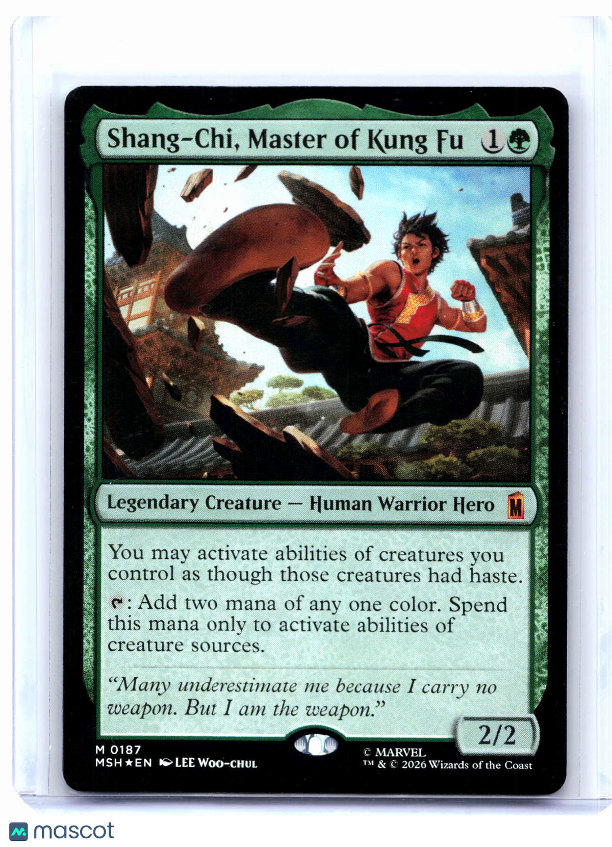 2026 Magic: TG—Shang-Chi, Master of Kung Fu #187 Marvel Super Heroes—Mythic Foil