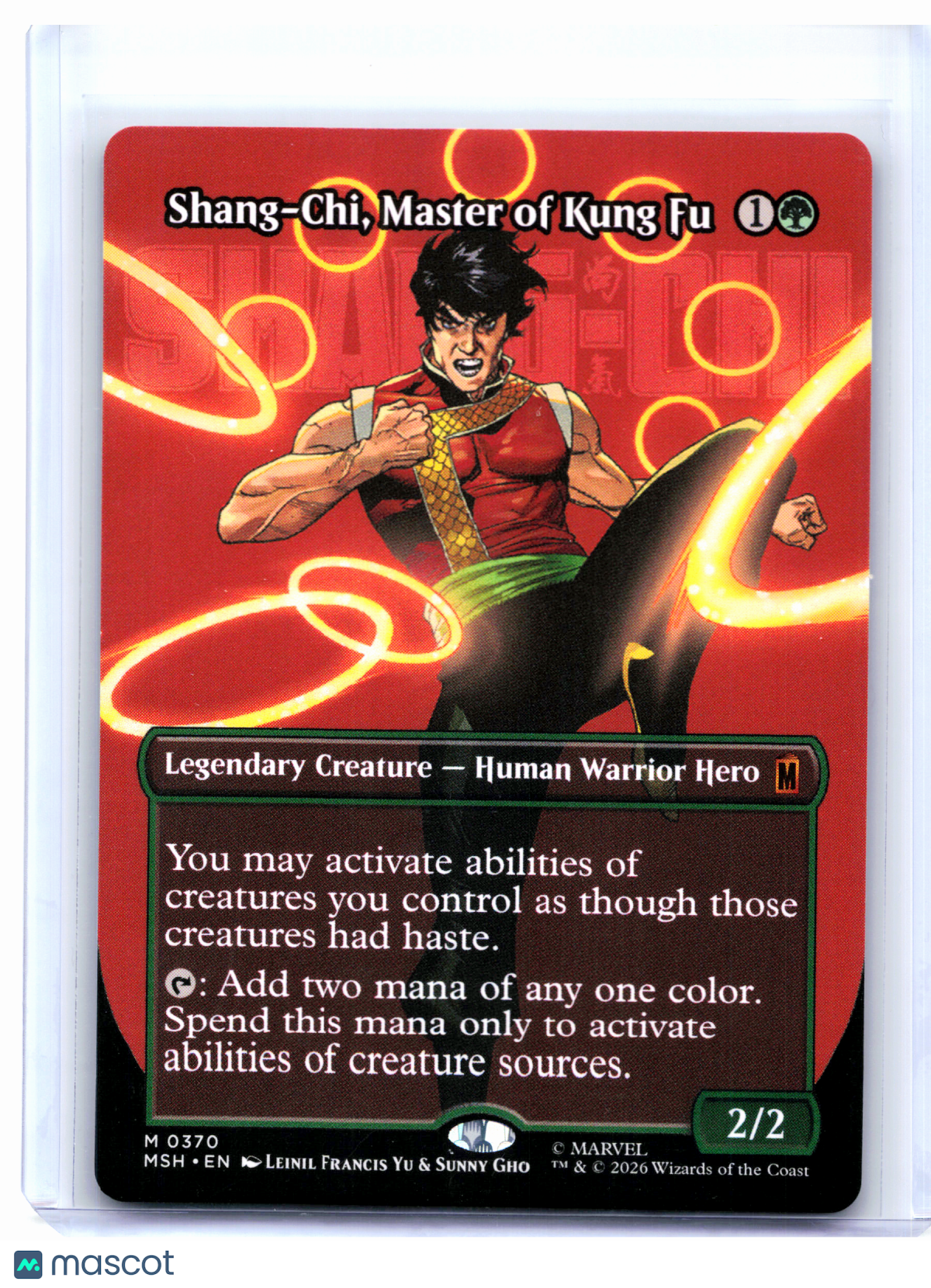 2026 Magic: TG—Shang-Chi, Master of Kung Fu (Borderless) #370 MSH—Mythic Nonfoil