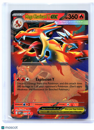 2026 Pokemon—Mega Charizard Y ex #030 Mega Evolution Promo—Black Star Promo Holo