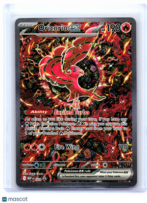 2025 Pokemon—Oricorio ex #024 Mega Evolution Promo—Black Star Promo Holo