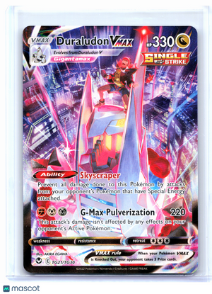 2022 Pokemon—Duraludon VMAX #TG21/TG30 Silver Tempest Trainer Gallery—Ultra Rare