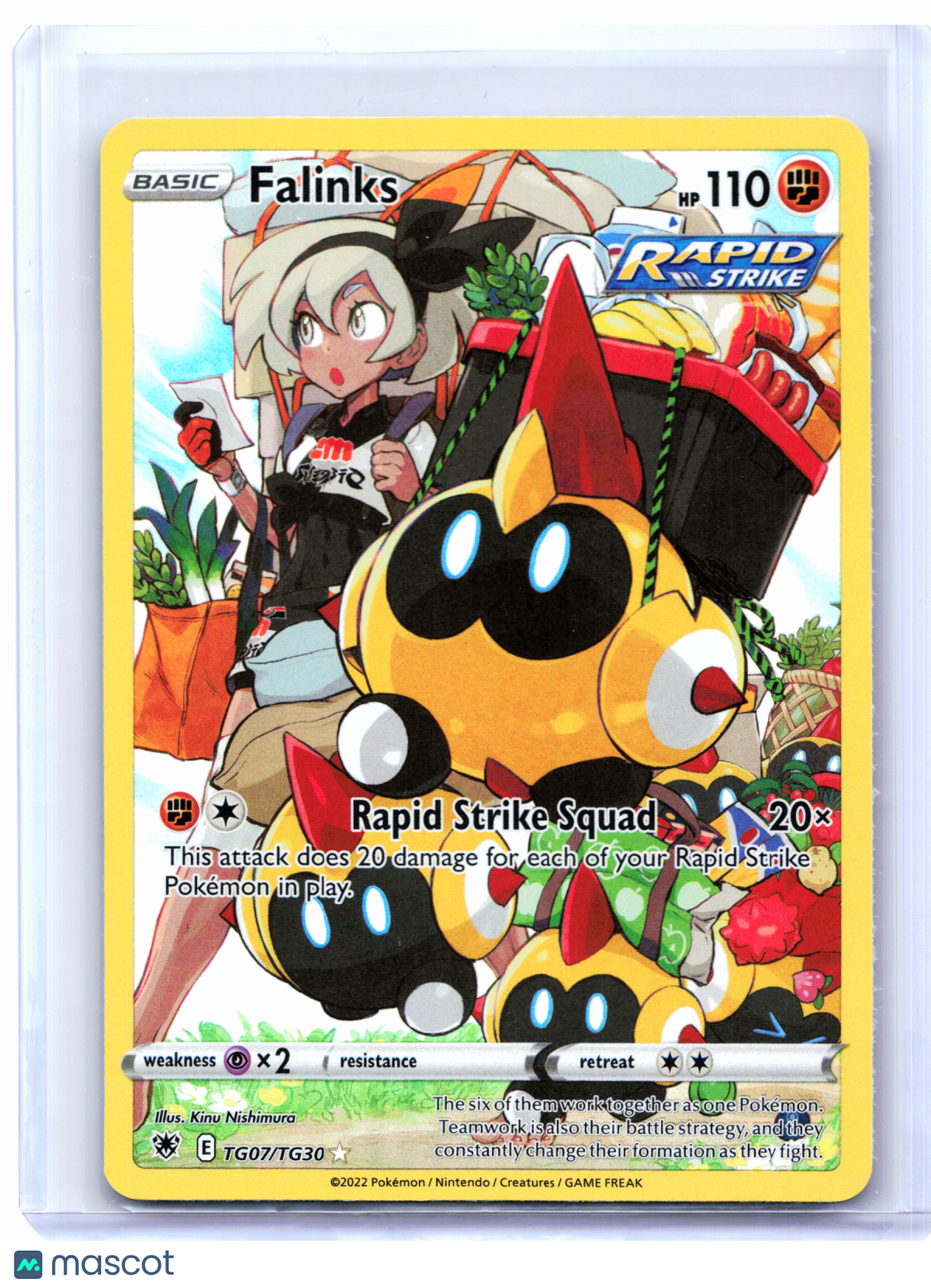 2022 Pokemon—Falinks #TG07/TG30 Astral Radiance Trainer Gallery—Ultra Rare [LP]