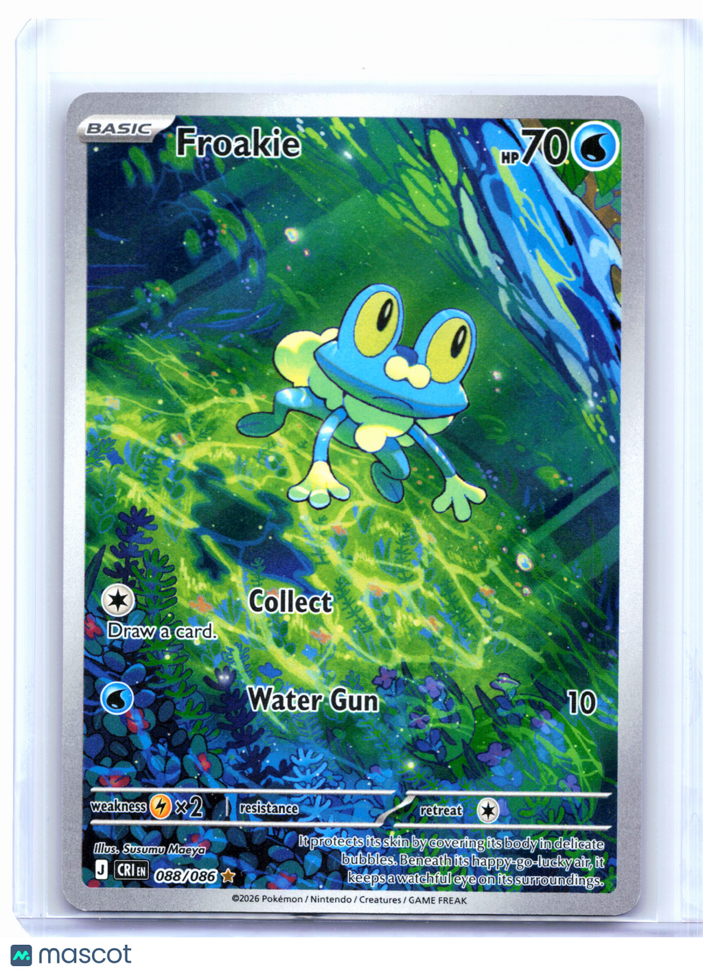 2026 Pokemon—Froakie #088/086 Chaos Rising—Illustration Rare Holo [LP]