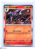 2025 Pokemon—Ceruledge #014 MEP—Black Star Promo (Phantasmal Flames Stamp) [LP]