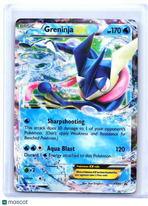2014 Pokemon—Greninja EX #XY20 XY Promos—Black Star Promo Holo [Damaged]