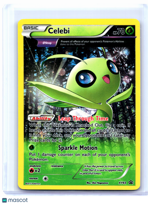 2015 Pokemon—Celebi #XY93 XY Promos—Black Star Promo Holo [Damaged]