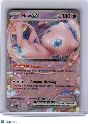 2023 Pokemon—Mew ex #151 Scarlet & Violet 151—Double Rare Holo [Lightly Played]