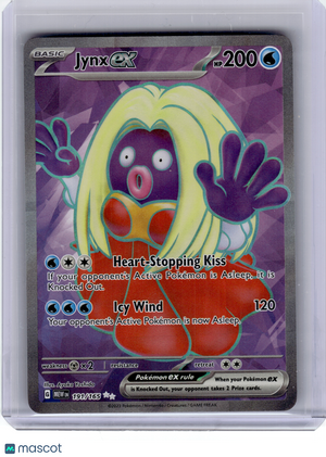 2023 Pokemon—Jynx ex #191 Scarlet & Violet 151—Ultra Rare Holo [Lightly Played]