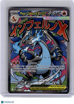 2025 Pokemon—Mega Charizard X ex #023 Mega Evolution—Black Star Promo Holo