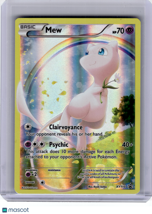 2016 Pokemon—Mew #XY110 XY—Black Star Promo Holo [Moderately Played]