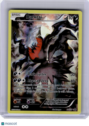 2016 Pokemon—Darkrai #XY114 XY—Black Star Promo Holo [Moderately Played]