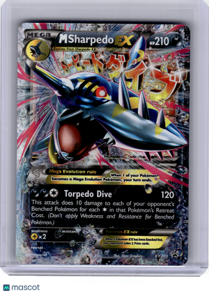 2017 Pokemon—M Sharpedo EX #XY200 XY—Black Star Promo Holo [Lightly Played]