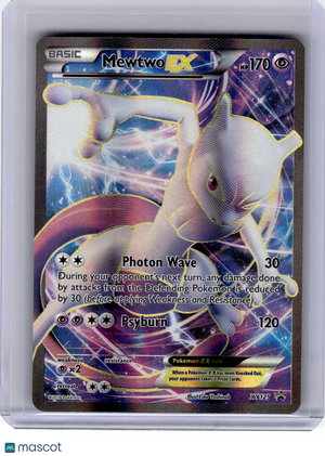 2016 Pokemon—Mewtwo EX #XY125 XY—Black Star Promo Holo [Heavily Played]