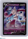 2022 Pokemon—Mewtwo V #SWSH223 Sword & Shield—Black Star Promo Holo [MP]