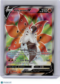 2021 Pokemon—Volcarona V #170 Evolving Skies—Ultra Rare Holo [Lightly Played]