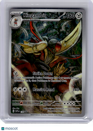 2024 Pokemon—Kingambit #130 Scarlet & Violet—Black Star Promo Holo [LP]